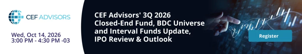 CEF Advisors' 3Q 2026